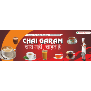 Tea Stall Banner Flex Design CDR